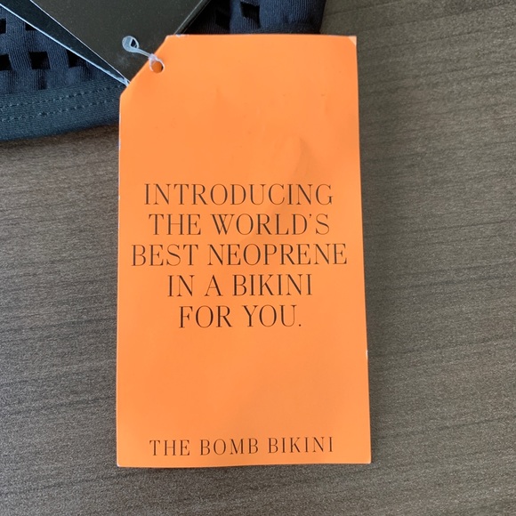 2/$30 Rip Curl black hi neck peekaboo bikini top - Picture 5 of 8